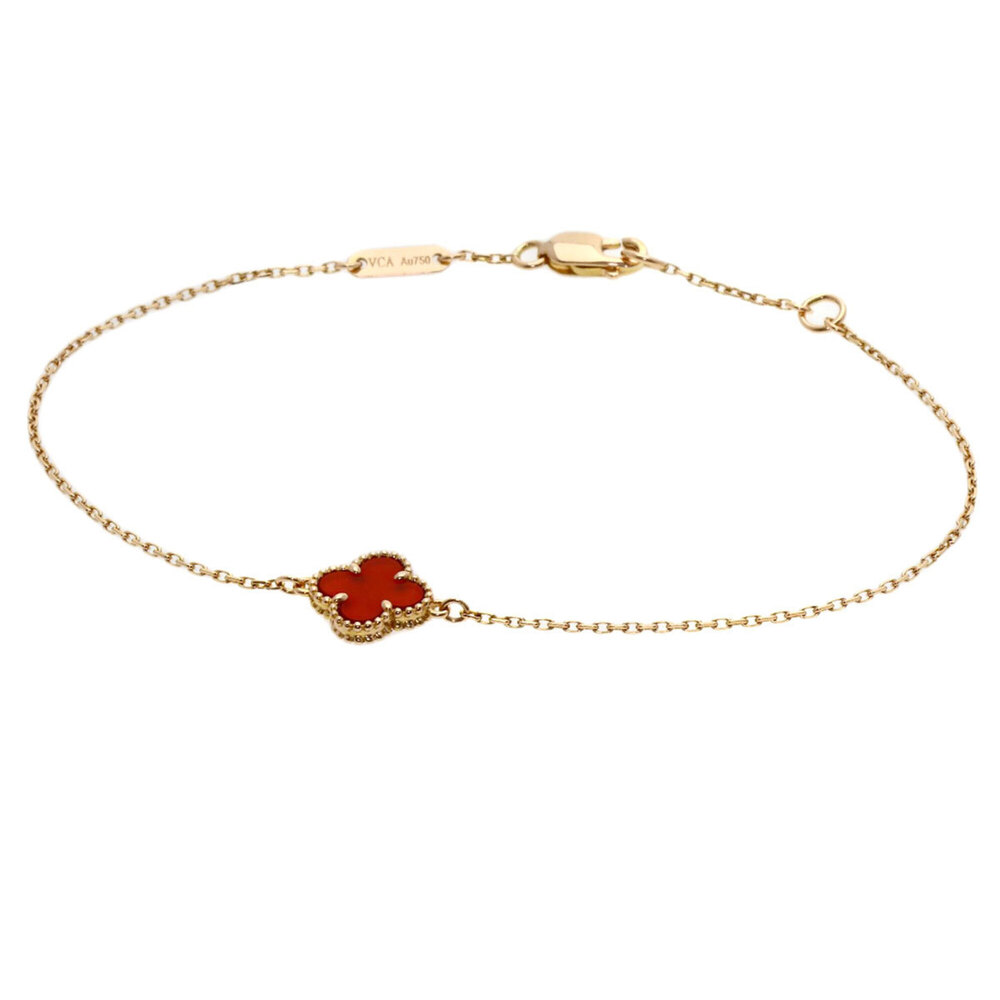 VAN CLEEF & ARPELS 18k Gold Charm Bracelet